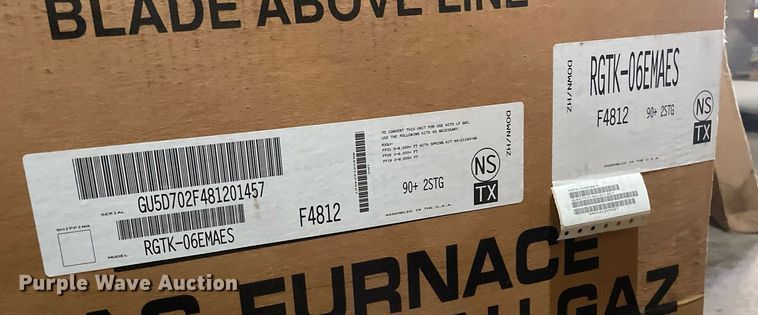 image for item IP9468 Rheem gas furnace