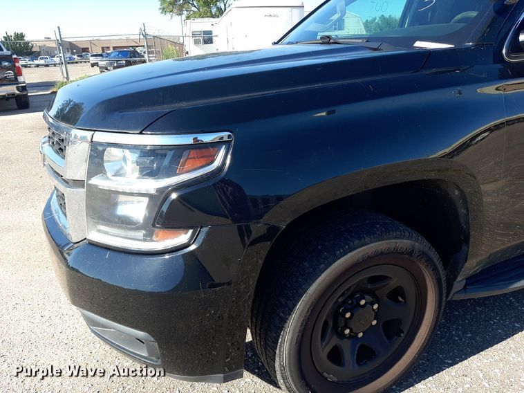 image for item NH9396 2017 Chevrolet Tahoe Police SUV
