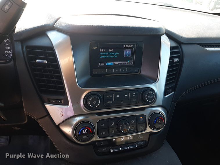 image for item NH9396 2017 Chevrolet Tahoe Police SUV