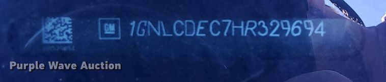 image for item NH9396 2017 Chevrolet Tahoe Police SUV