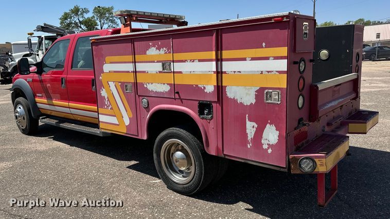 image for item NH9399 2007 Ford F550 Super Duty XL brush fire truck