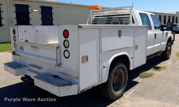 image for item NH9408 2008 Ford  F350 Super Duty Crew Cab utility / service truck