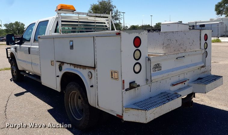 image for item NH9408 2008 Ford  F350 Super Duty Crew Cab utility / service truck