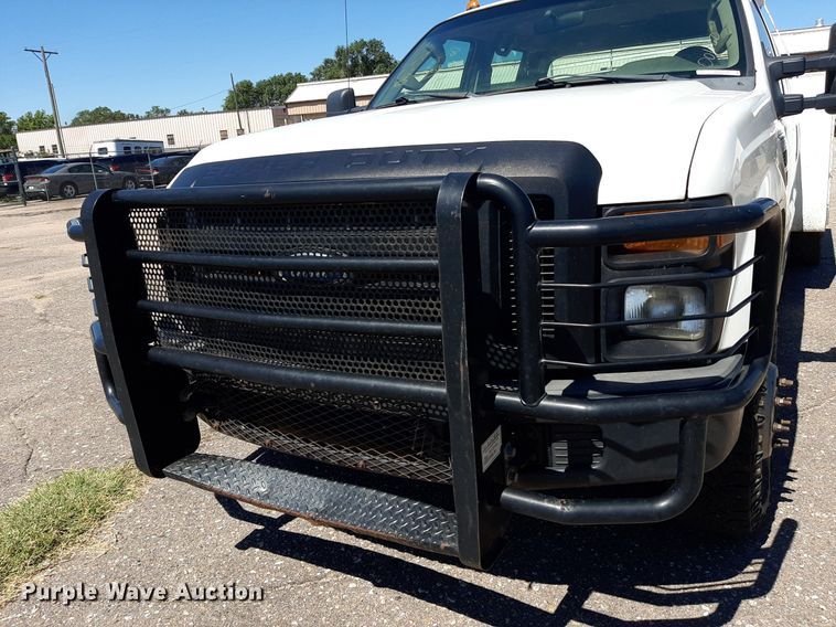 image for item NH9408 2008 Ford  F350 Super Duty Crew Cab utility / service truck