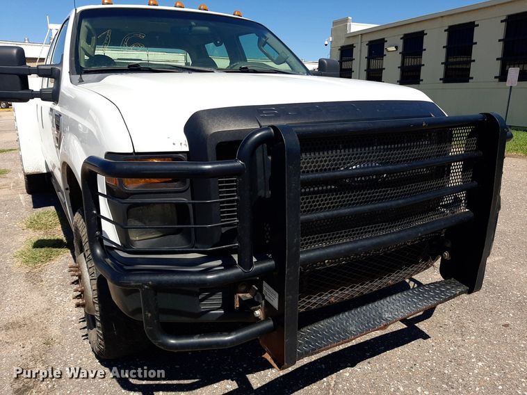 image for item NH9408 2008 Ford  F350 Super Duty Crew Cab utility / service truck