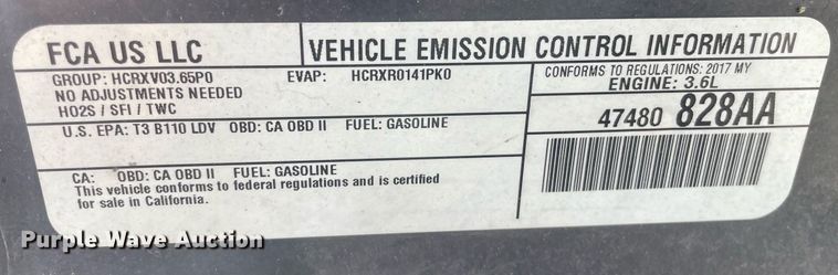 image for item NH9409 2017 Dodge Charger Police 