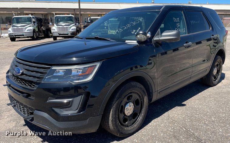 image for item NH9411 2018 Ford Explorer Police Interceptor SUV