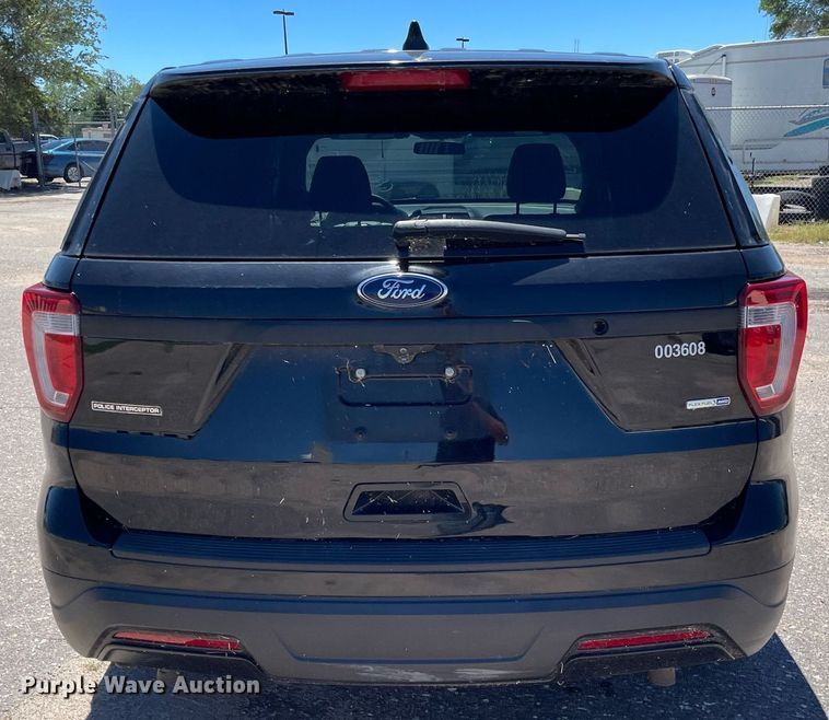 image for item NH9411 2018 Ford Explorer Police Interceptor SUV