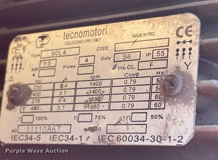 image for item NH9427 2012 CEMB SM56TXL tire changer