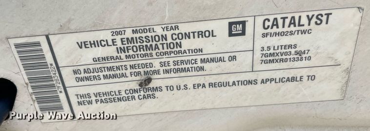 image for item NY9639 2007 Chevrolet Malibu 