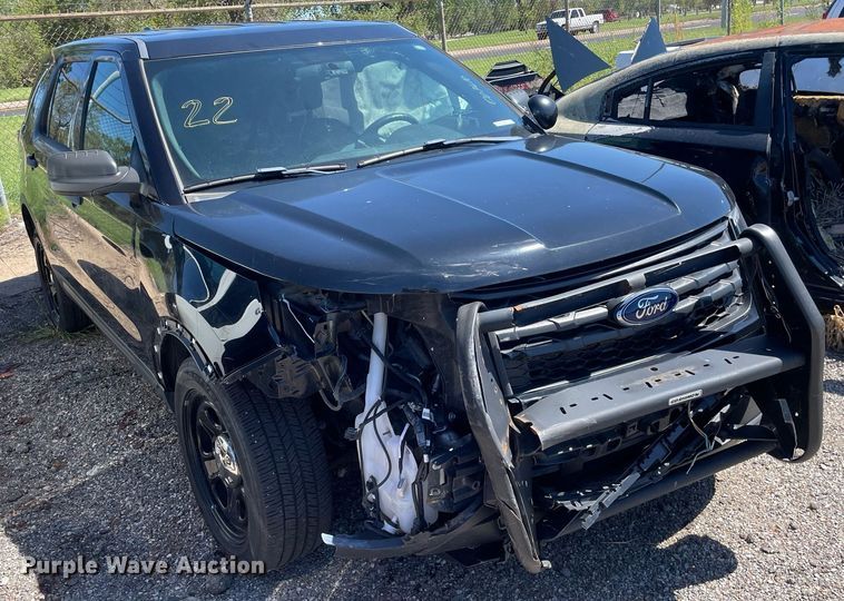image for item NY9641 2018 Ford Explorer Police Interceptor SUV