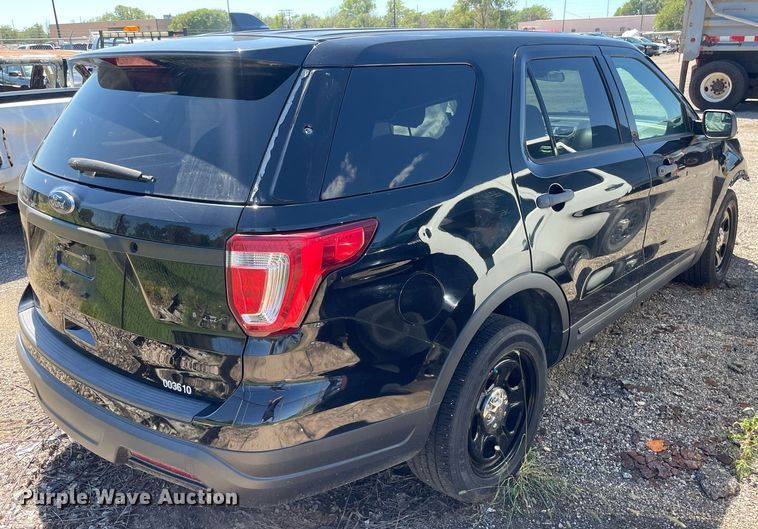 image for item NY9641 2018 Ford Explorer Police Interceptor SUV