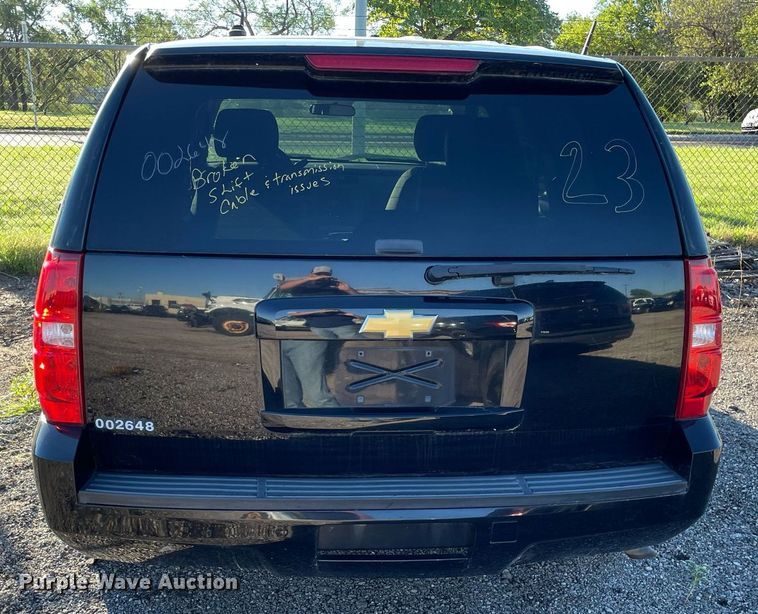 image for item NY9642 2013 Chevrolet Tahoe Police SUV