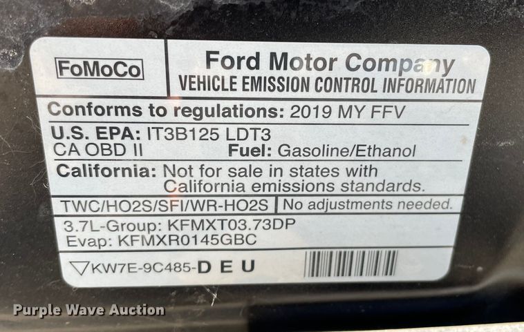 image for item NY9644 2019 Ford Explorer Police Interceptor SUV