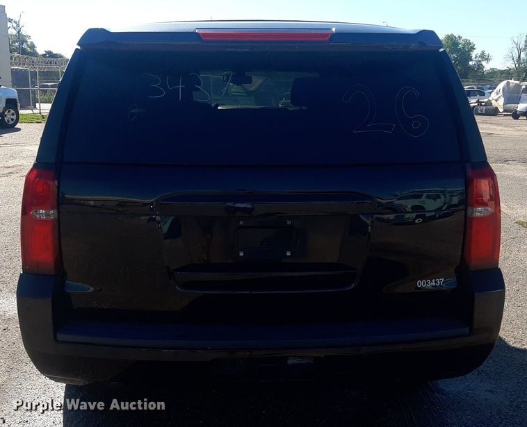image for item NY9645 2017 Chevrolet Tahoe Police SUV