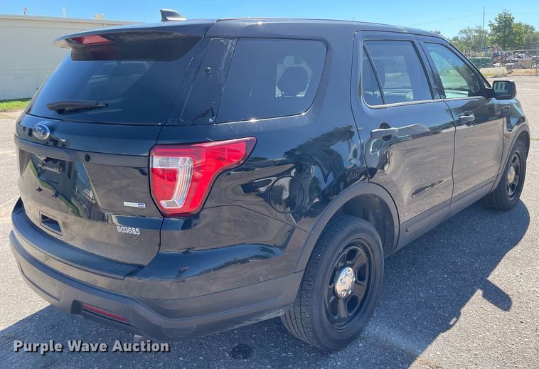 image for item NY9656 2019 Ford Explorer Police Interceptor SUV