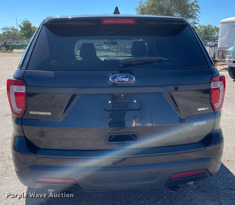 image for item NY9656 2019 Ford Explorer Police Interceptor SUV