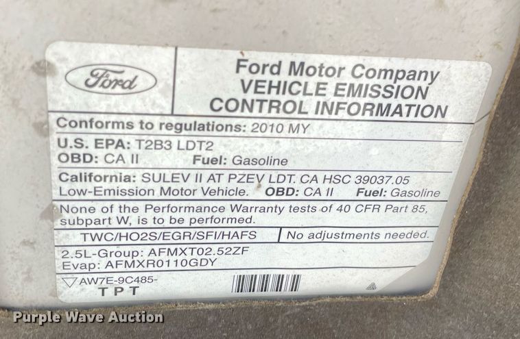 image for item NY9670 2010 Ford Escape Hybrid SUV