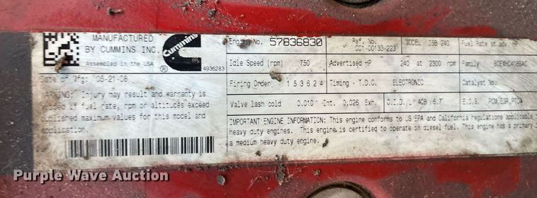 image for item NY9671 2009 Freightliner Business Class M2 bucket truck