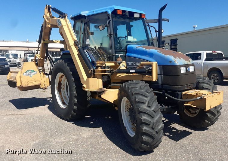 image for item NY9675 New Holland TS110 MFWD tractor