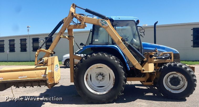 image for item NY9675 New Holland TS110 MFWD tractor