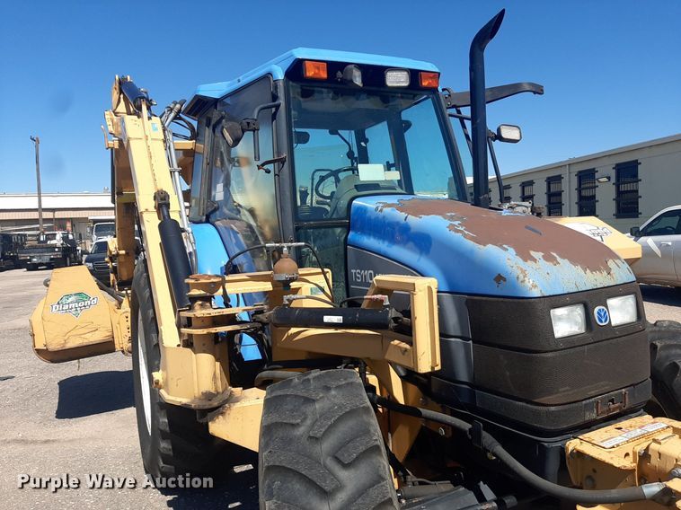 image for item NY9675 New Holland TS110 MFWD tractor
