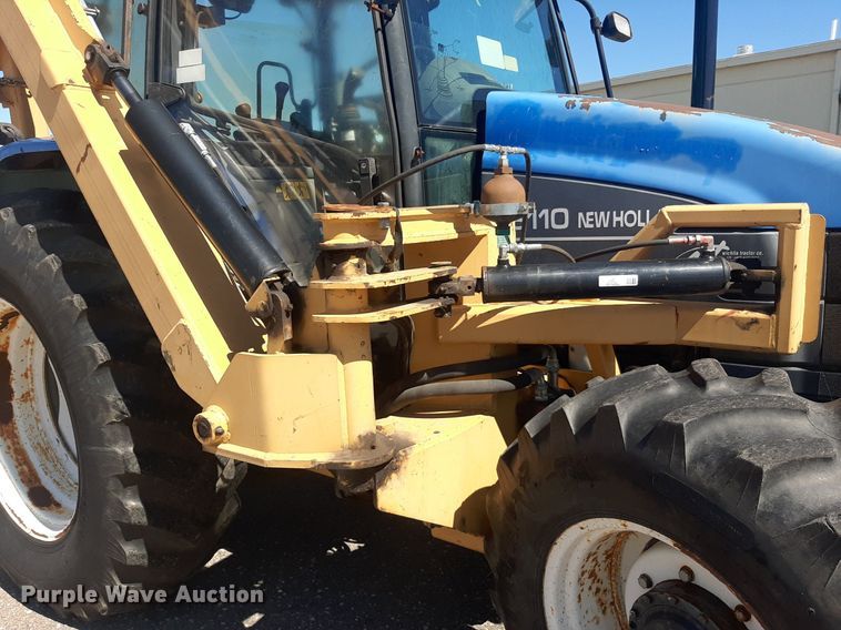 image for item NY9675 New Holland TS110 MFWD tractor