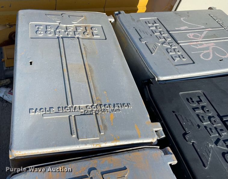 image for item NY9685 Eagle Signal Corp (22) Eagle Signal Corp. traffic signal control boxes