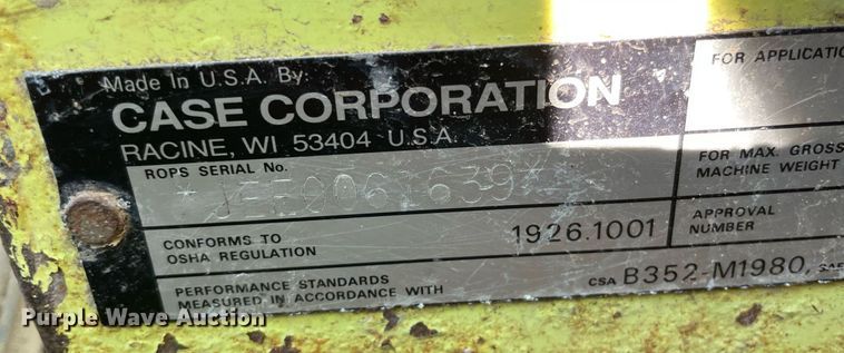 image for item NY9693 1998 Case 921B wheel loader