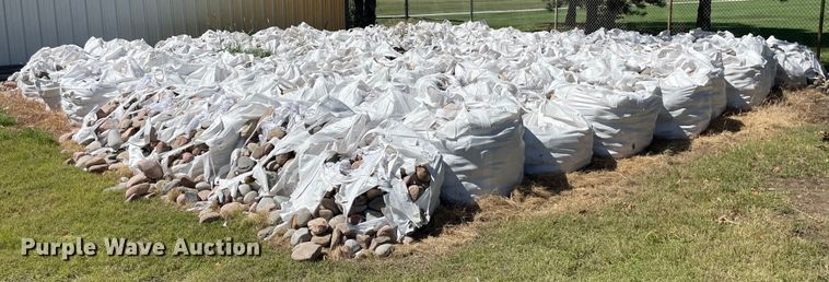 image for item NY9697 (90) bags of landscape rock
