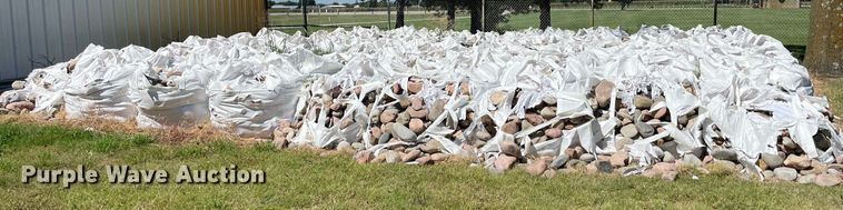 image for item NY9697 (90) bags of landscape rock