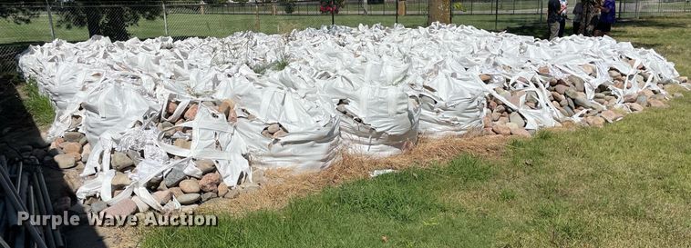 image for item NY9697 (90) bags of landscape rock