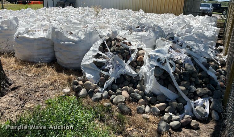 image for item NY9697 (90) bags of landscape rock
