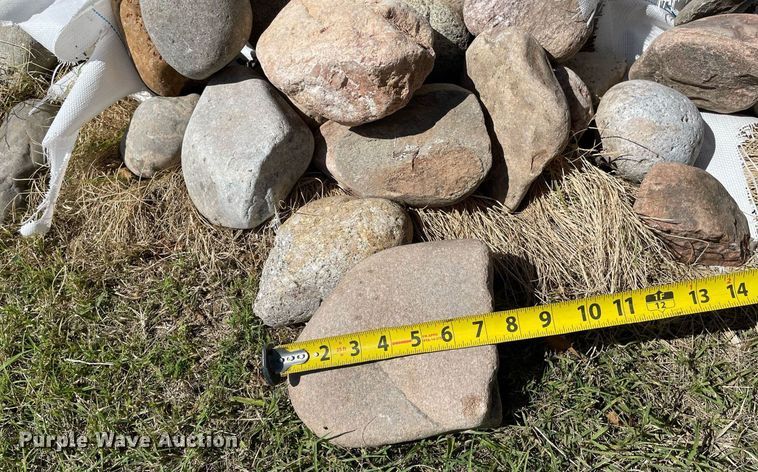 image for item NY9697 (90) bags of landscape rock