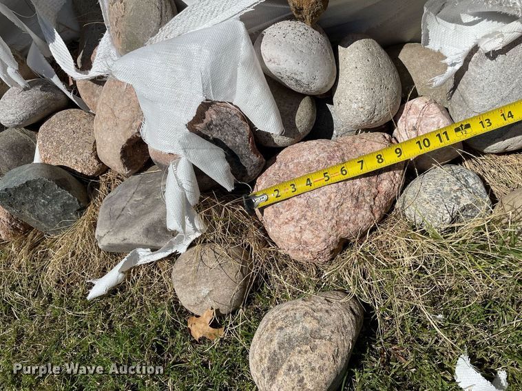 image for item NY9697 (90) bags of landscape rock