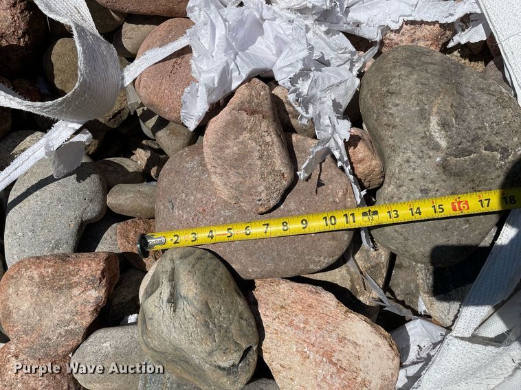 image for item NY9697 (90) bags of landscape rock