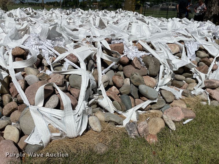 image for item NY9697 (90) bags of landscape rock