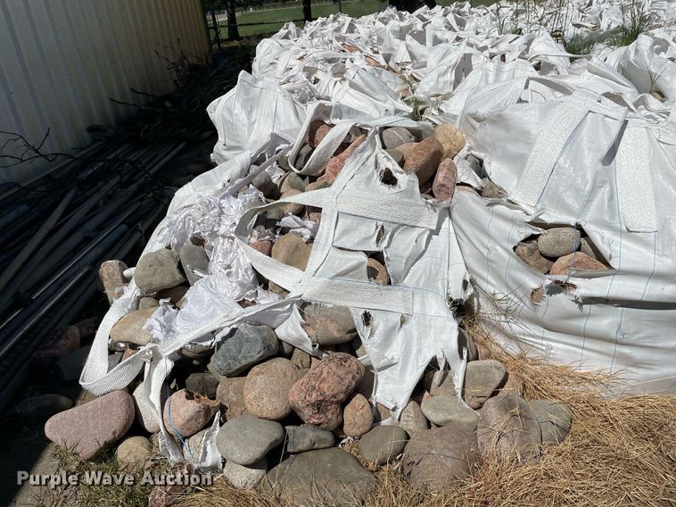 image for item NY9697 (90) bags of landscape rock