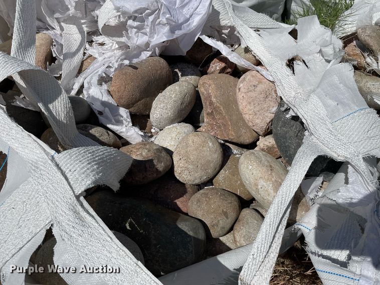 image for item NY9697 (90) bags of landscape rock