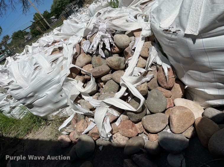 image for item NY9697 (90) bags of landscape rock