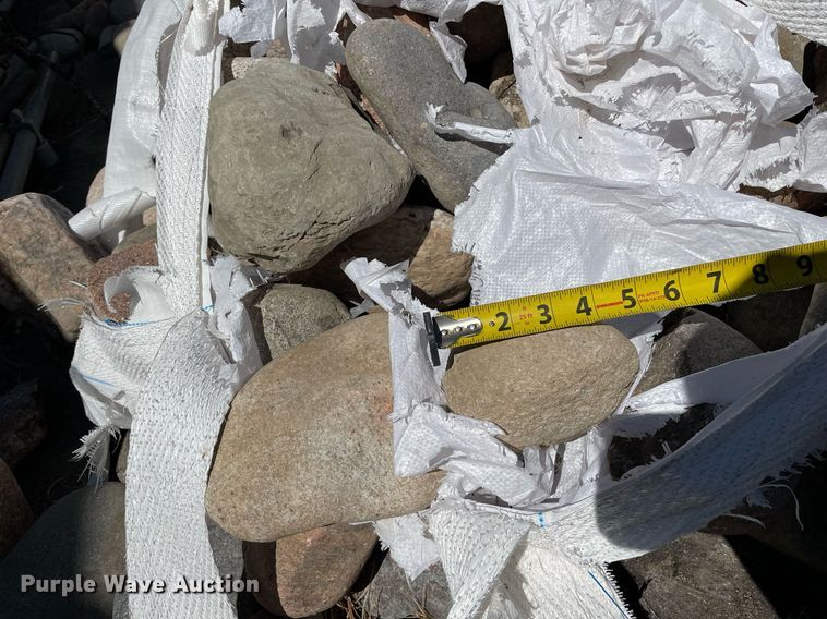image for item NY9697 (90) bags of landscape rock