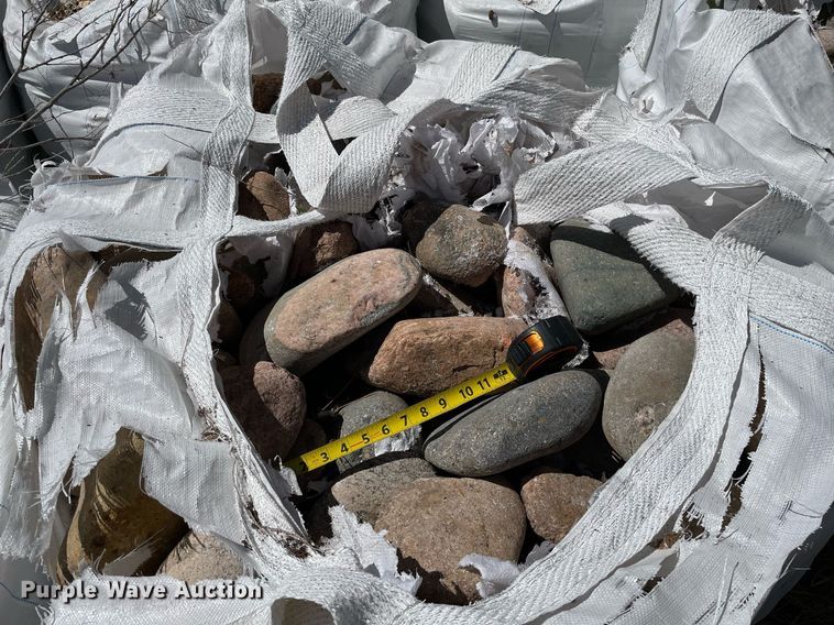 image for item NY9697 (90) bags of landscape rock