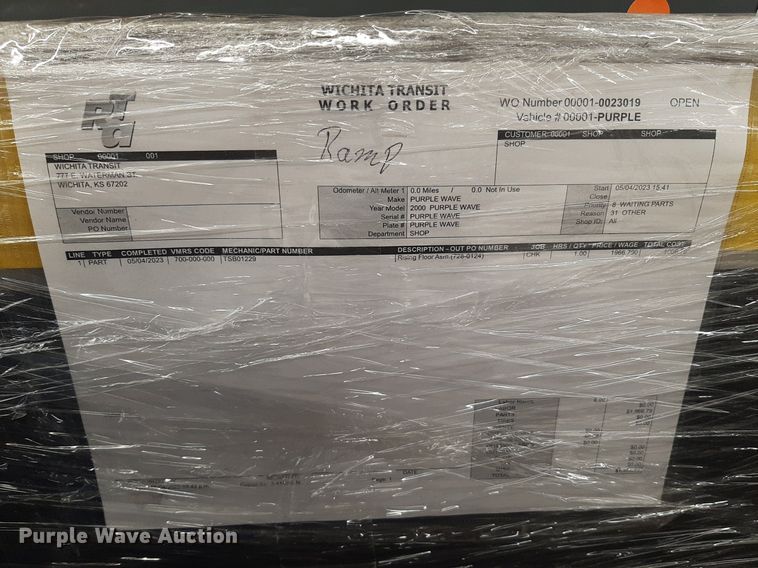 image for item NY9701 Approximately 33 boxes of transit bus parts