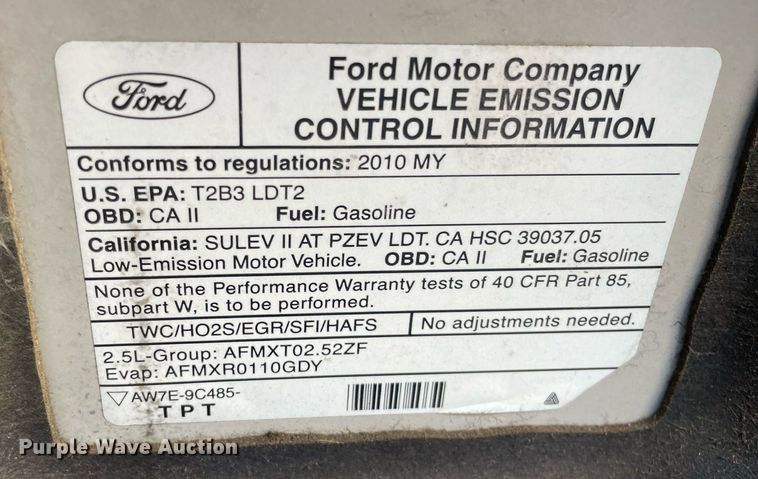 image for item NY9703 2010 Ford  Escape SUV