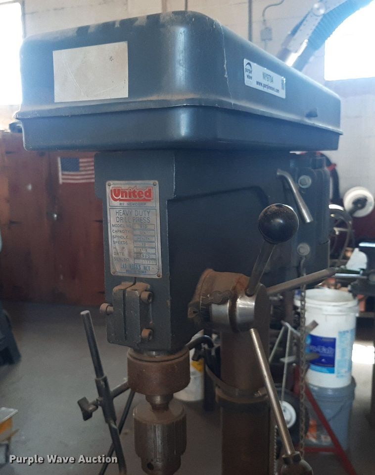 image for item NY9704 United 910 drill press