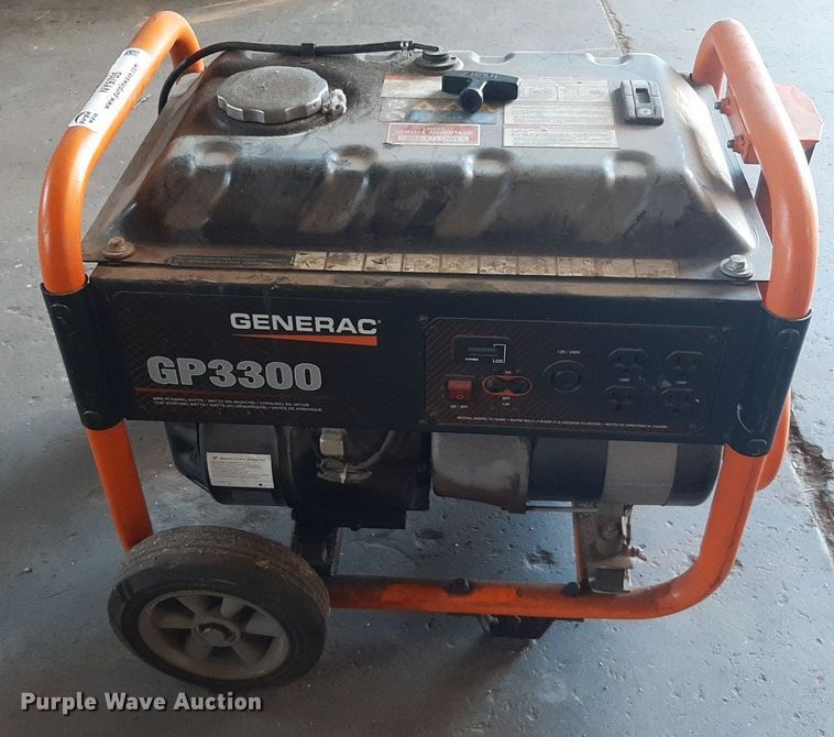image for item NY9705 Generac GP3300 generator