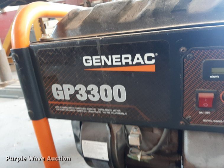 image for item NY9705 Generac GP3300 generator