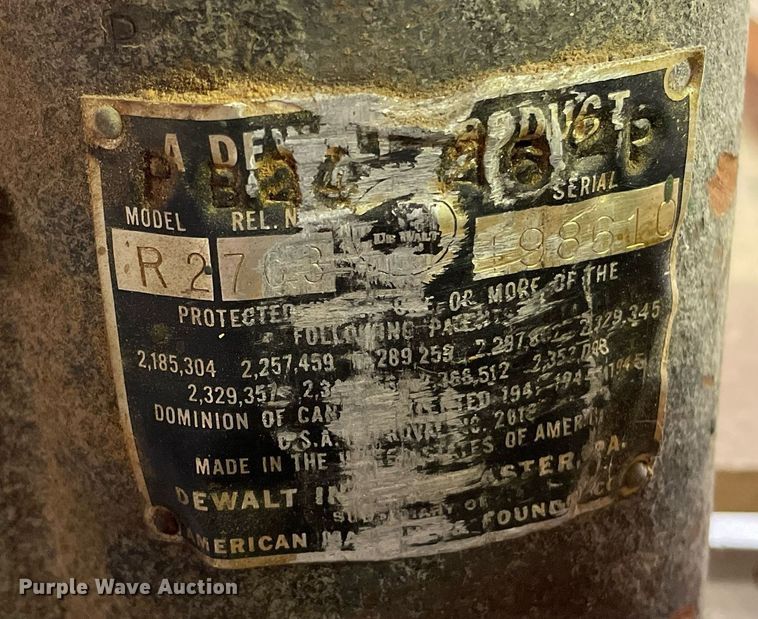 image for item NY9707 DeWalt R2 radial arm saw