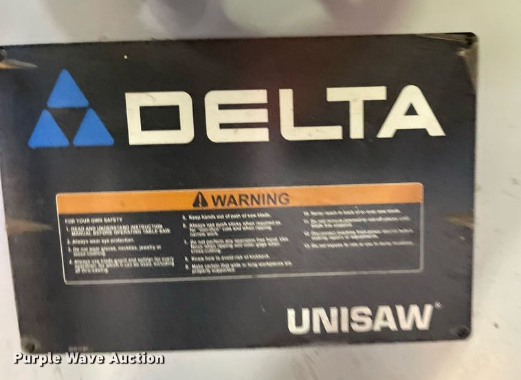 image for item NY9708 Delta unisaw