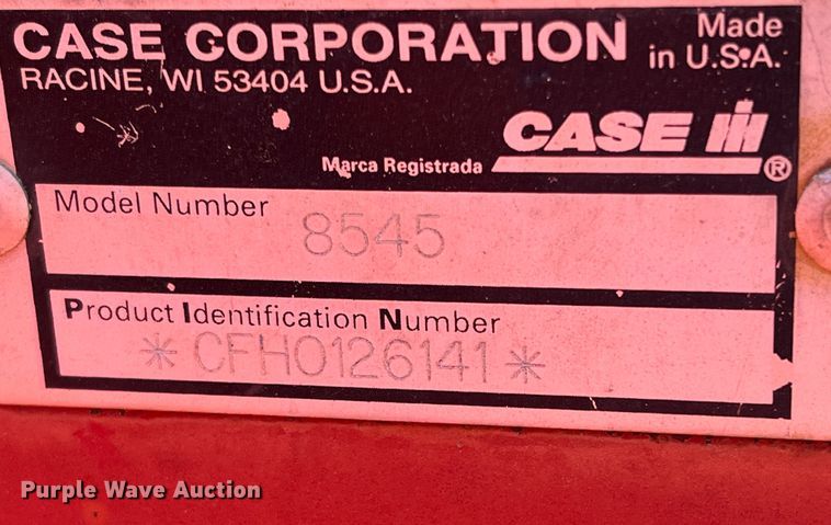 image for item DN3129 1997 Case IH 8545  small square baler